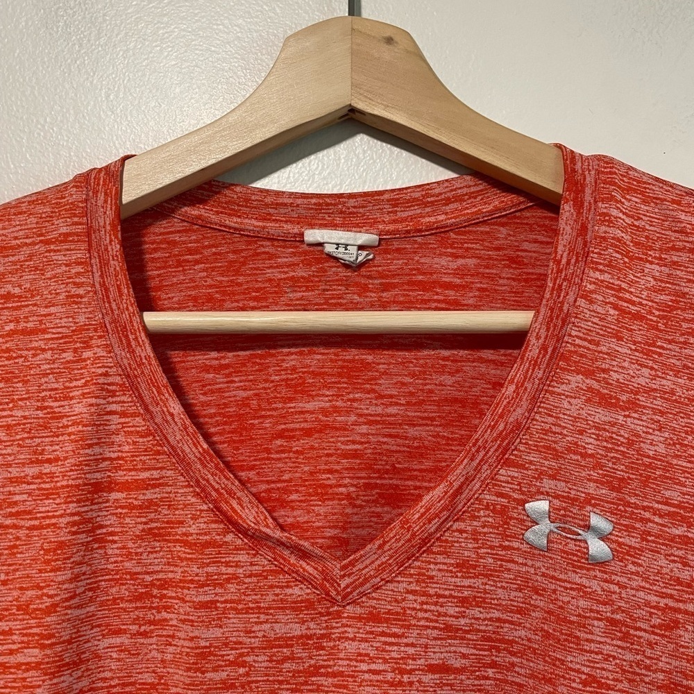 Under Armour Women’s Long  Sleeve Performance Shirt - Orange - Picture 5 of 11